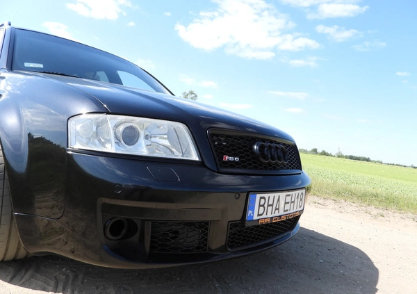 Audi RS6 cena 75000 przebieg: 213000, rok produkcji 2004 z Dobiegniew małe 277
